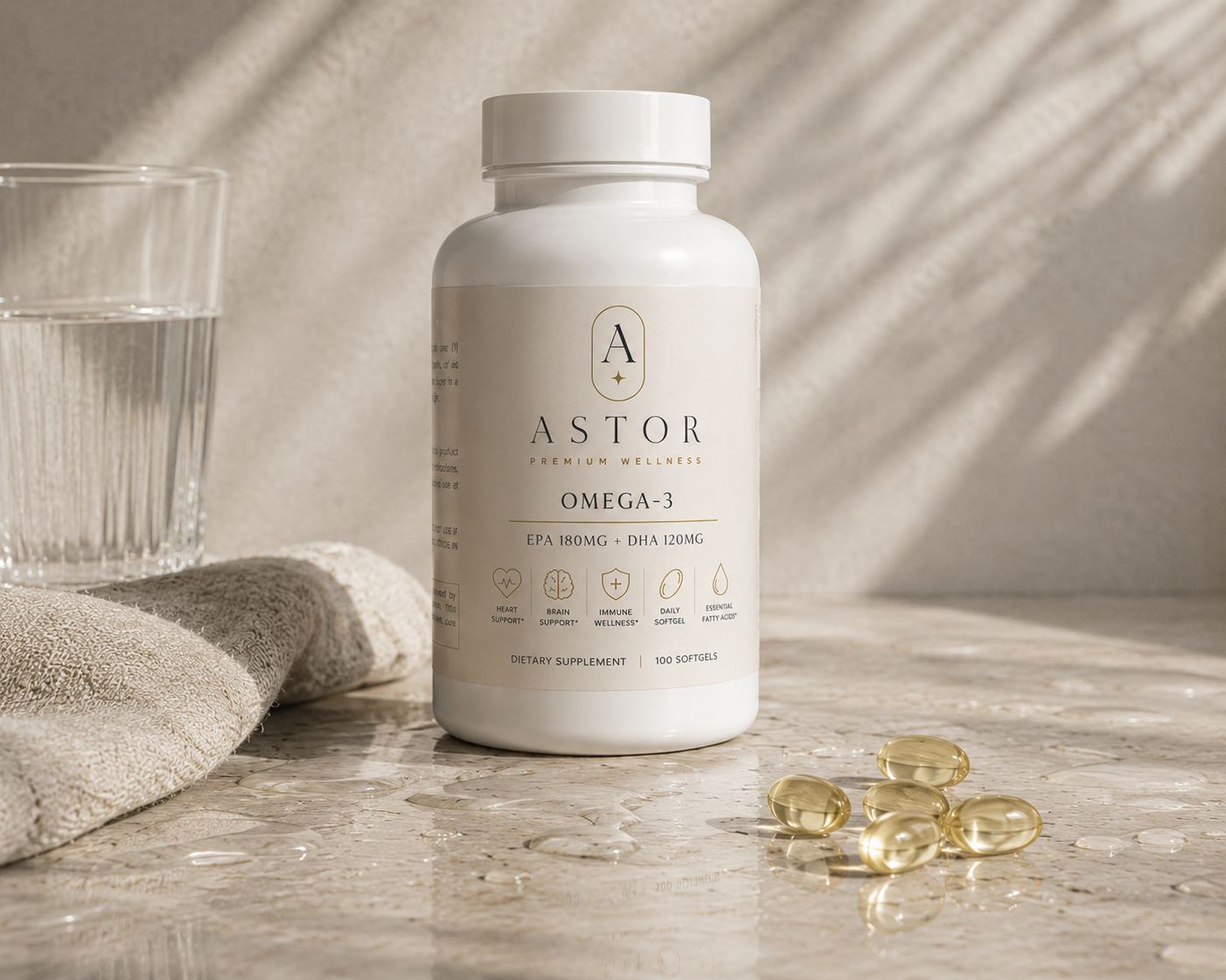 Omega-3 EPA 180mg + DHA 120mg