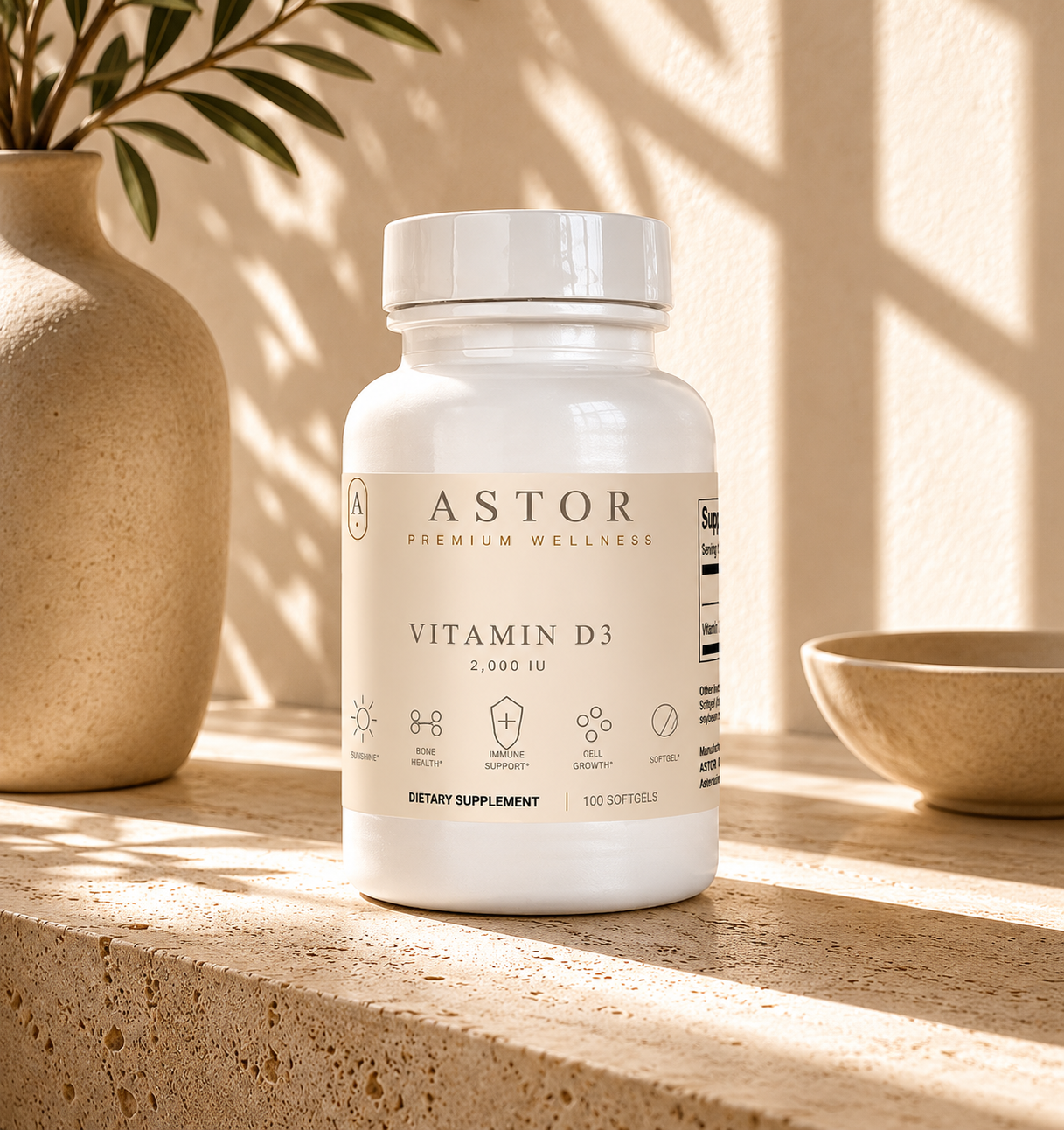 Vitamin D3 2,000 IU
